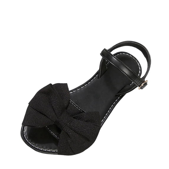 Narveanno Women's Bow Summer Dress Sandals Slingback Flats Dressy Vacation Slip On Slides Shoes