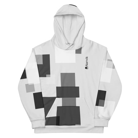 Narvik AOP Hoodie v 7 - Fog, Small