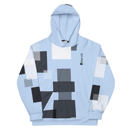 Narvik AOP Hoodie v 7 - Sky, Extra Large