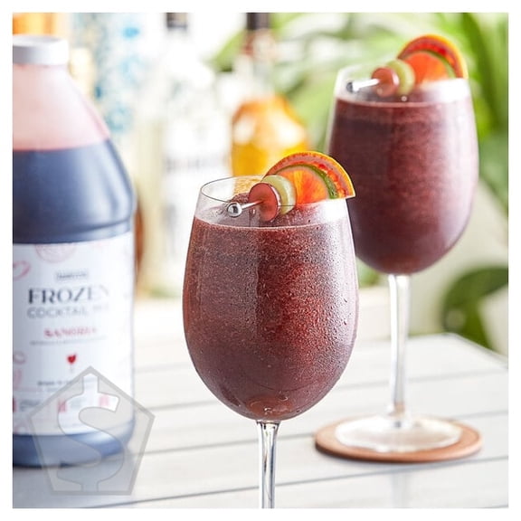 Narvon Sangria Frozen Cocktail Mix Concentrate 1/2 Gallon - 6/Case