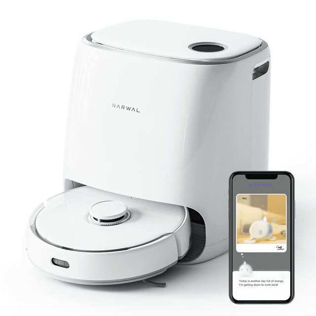 Narwal Freo Robot Vacuum and Mop Combo, Robot Mop with Auto Mop Washing