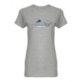 thumbnail image 1 of Narwhal Design Shaped T-Shirt Women -Image by Shutterstock, Female Small, 1 of 2