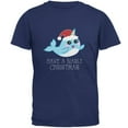 thumbnail image 1 of Narwhal Have a Narly Gnarly Christmas Mens T Shirt Metro Blue X-LG, 1 of 1