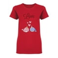 thumbnail image 1 of Narwhal Love Shaped Tee Women's -Image by Shutterstock, 1 of 2