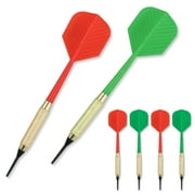 NARWHAL Recreational Soft Tip Dart Set for Electronic Dartboards, 6 Pack.