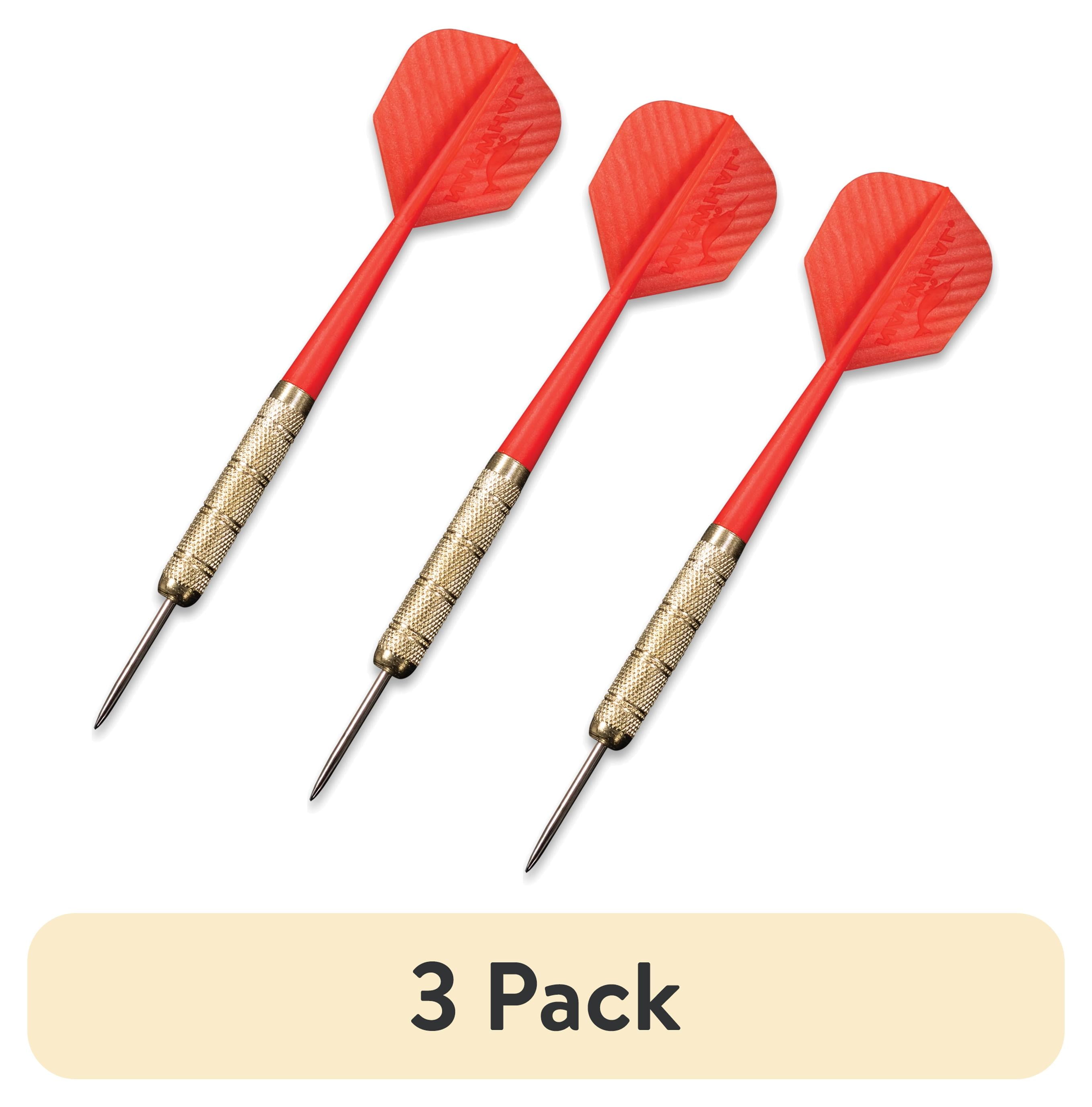 Narwhal Recreational Steel Tip Dart Set for Bristle Dartboards, 15g, 5.6 in. 6 Pack for 2 Players
