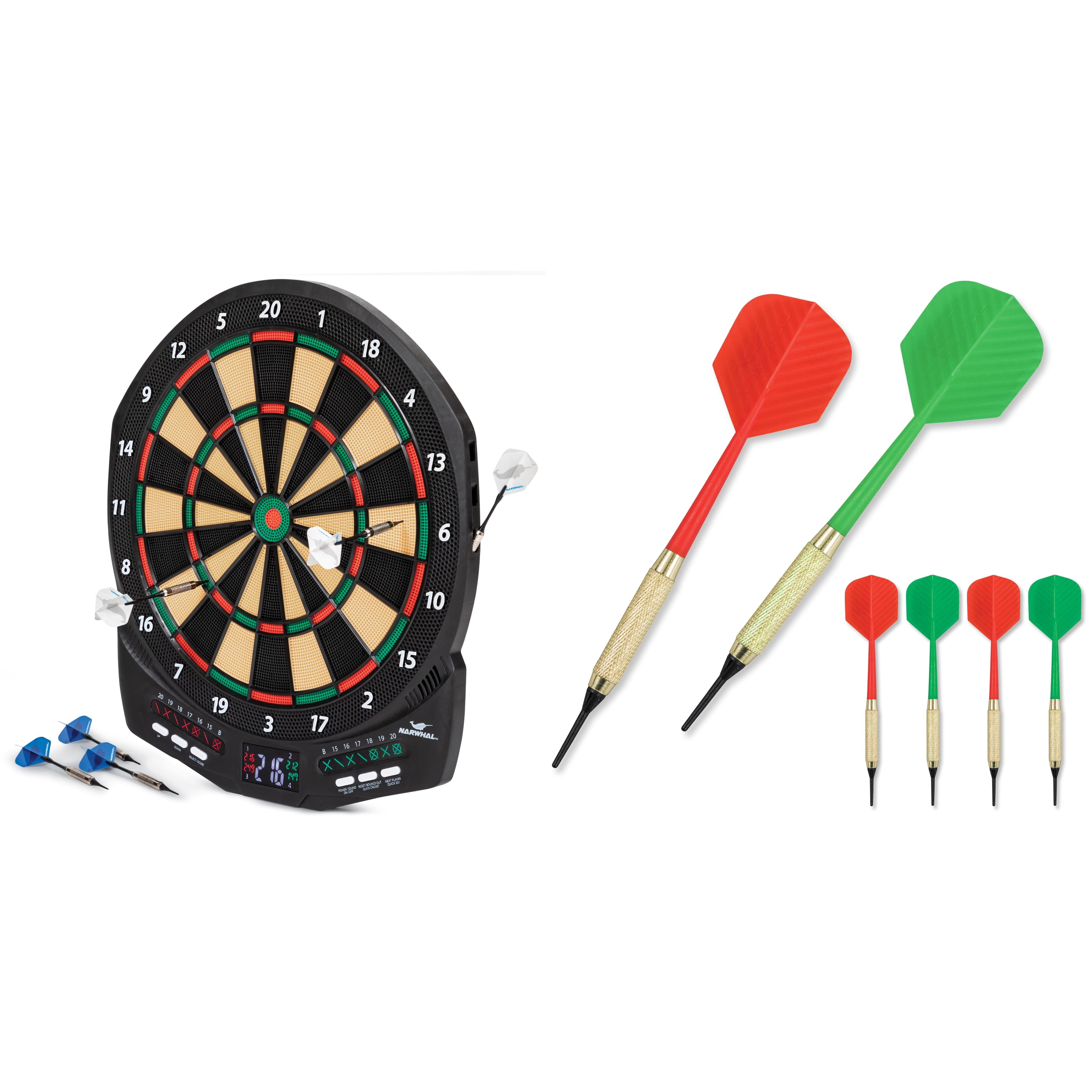 Narwhal Revolution Electronic Dartboard with 30 Games, Scoring and