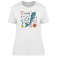 thumbnail image 1 of Narwhal The Unicorn Of The Sea T-Shirt Women -Image by Shutterstock, Female Small, 1 of 2
