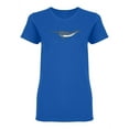 thumbnail image 1 of Narwhal Whale Design Shaped T-Shirt Women -Image by Shutterstock, Female x-Large, 1 of 2
