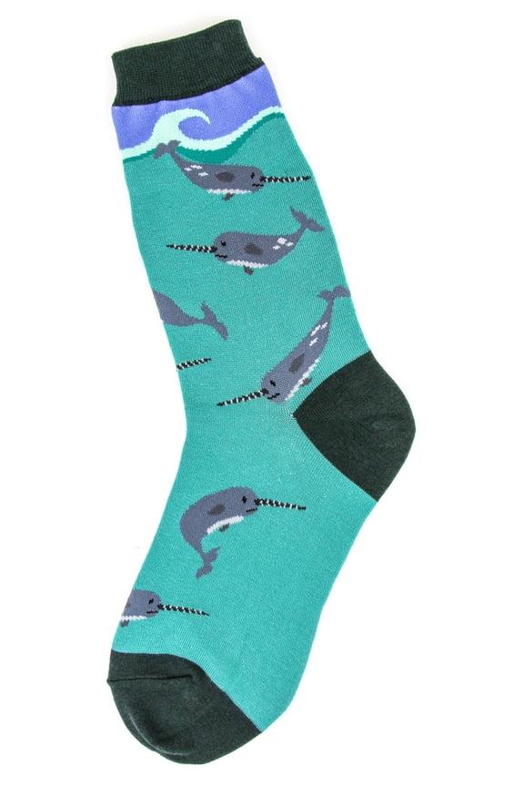 Narwhal Whale Women's Socks