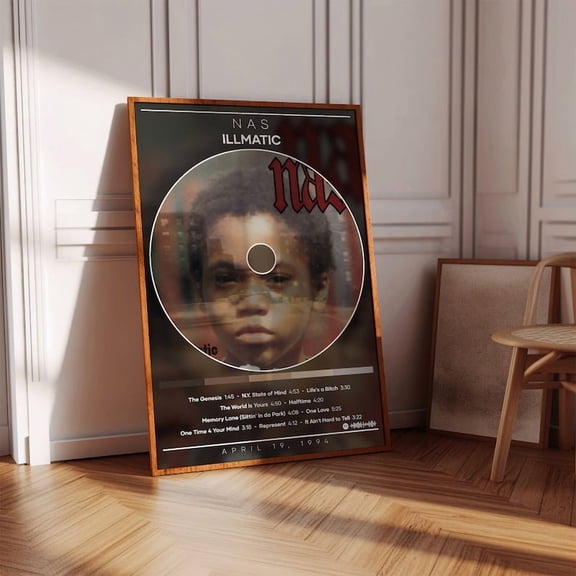 Nas Illmatic Album Cover Poster