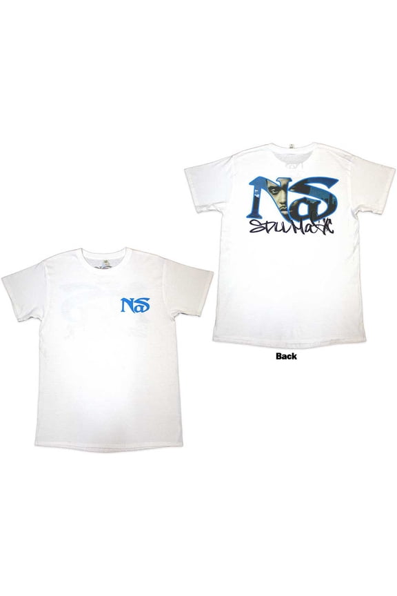 Nas Unisex T-Shirt: Still City Infill (Back Print) (Large)