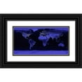 thumbnail image 1 of Nasa 18x11 Black Ornate Wood Framed with Double Matting Museum Art Print Titled - Earth at Night, 1 of 4