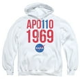 thumbnail image 1 of Nasa 1969 Adult Pullover Hoodie Sweatshirt White, 1 of 1
