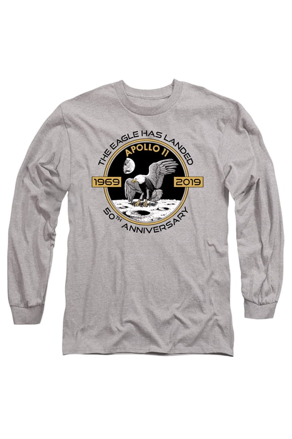 Nasa - Apollo Circle 50Th - Long Sleeve Shirt - Small