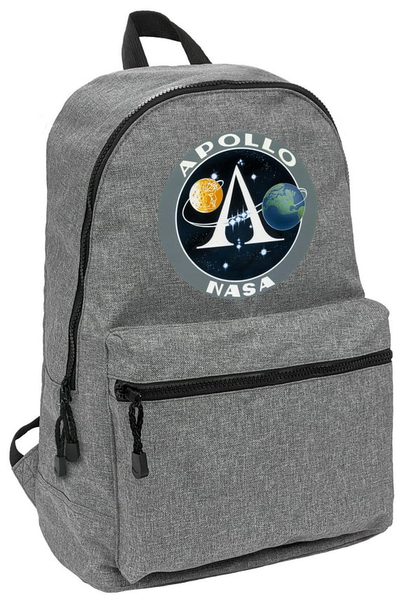Nasa Apollo Space Program Patch Lightweight Backpack for Work School Daily Use Packable for Travel