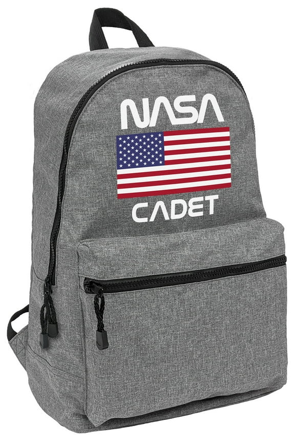 Nasa Cadet American Flag Lightweight Backpack for Work School Daily Use Packable for Travel