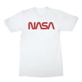 thumbnail image 1 of Nasa Classic Typography In Red Men T-Shirt, Male 3X-Large, 1 of 4