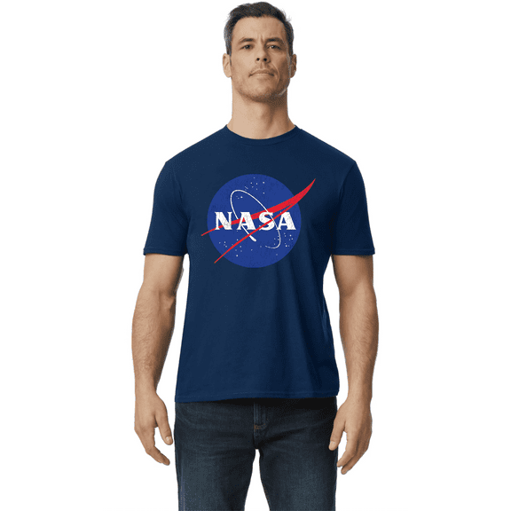 Nasa Logo T-shirt Mens Graphic Tees Short Sleeve Tee