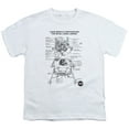 thumbnail image 1 of Nasa - Lunar Module Diagram - Youth Short Sleeve Shirt - X-Large, 1 of 2
