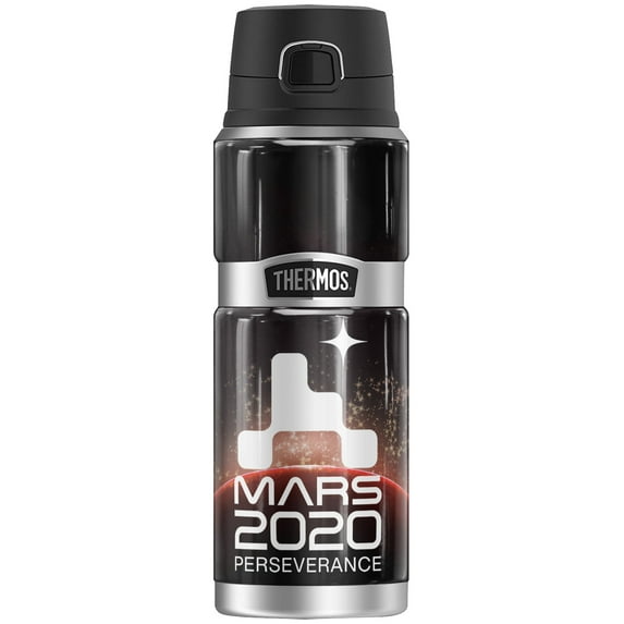 Nasa Mars Perserverance Logo THERMOS STAINLESS KING Stainless Steel Drink Bottle, Vacuum insulated & Double Wall, 24oz
