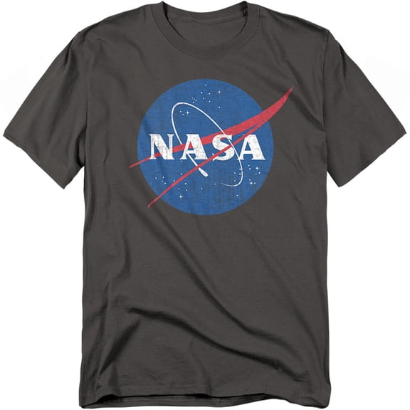 Nasa T-Shirt Meatball Logo Distressed Unisex Graphic Tee For Men & Women