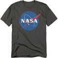 thumbnail image 1 of Nasa T-Shirt Meatball Logo Distressed Unisex Graphic Tee For Men & Women, 1 of 7
