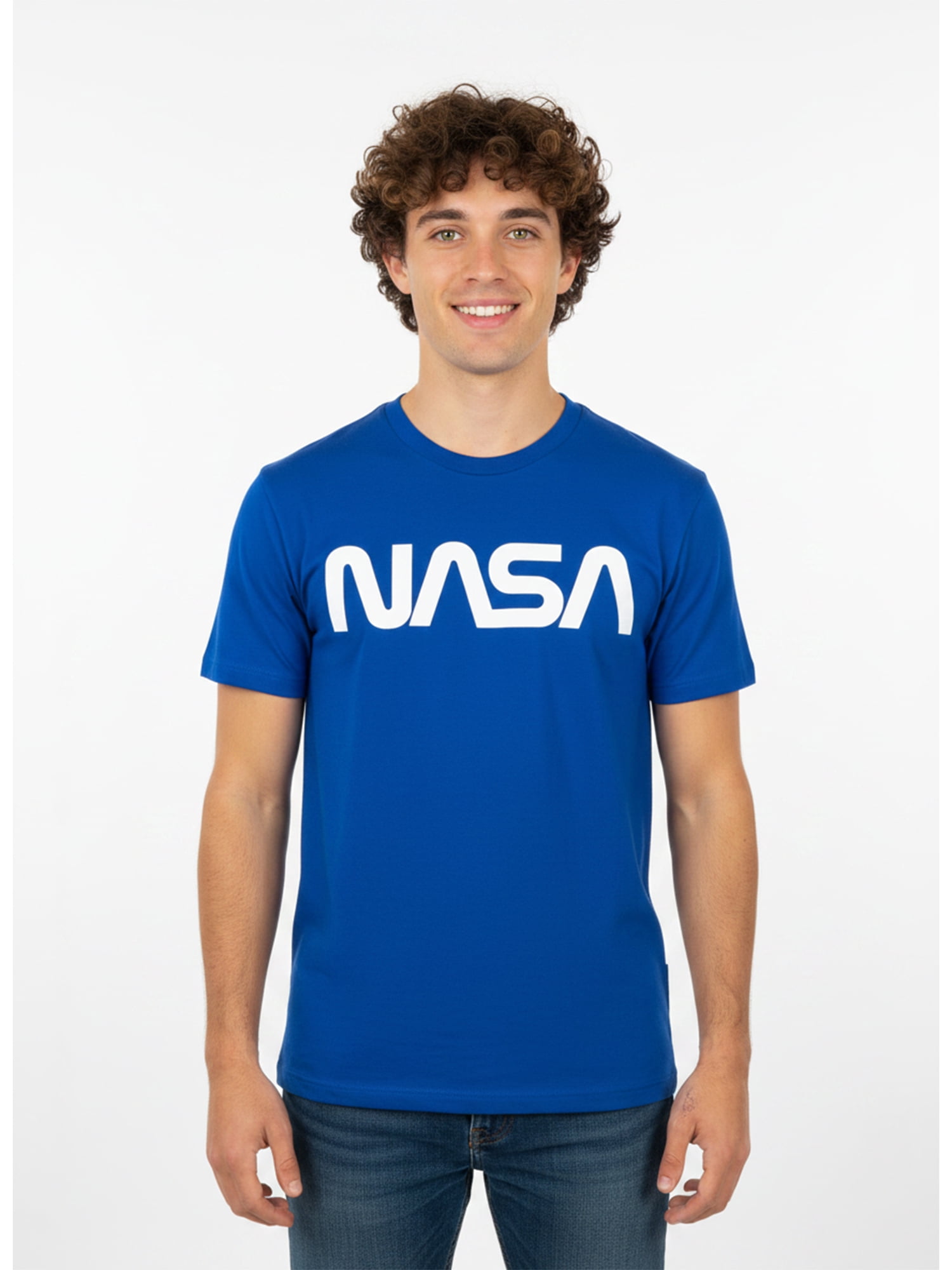 NASA Men's and Big Men's Graphic Cotton Tee with Short Sleeves, Sizes S-3XL