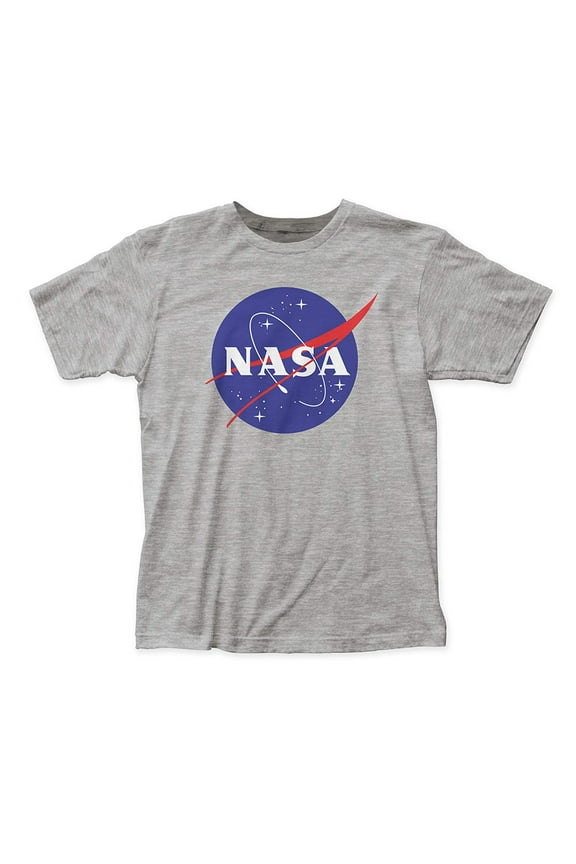 Nasa Men's Logo Slim-Fit T-Shirt Athletic Heather M