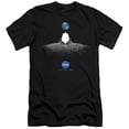 thumbnail image 1 of Nasa Moon Landing Simple Adult 30/1 T-Shirt Black, 1 of 1
