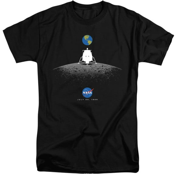Nasa - Moon Landing Simple - Tall Fit Short Sleeve Shirt - XX-Large