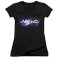 thumbnail image 1 of Nasa Next Giant Leap Junior Women's V-Neck T-Shirt Black, 1 of 1
