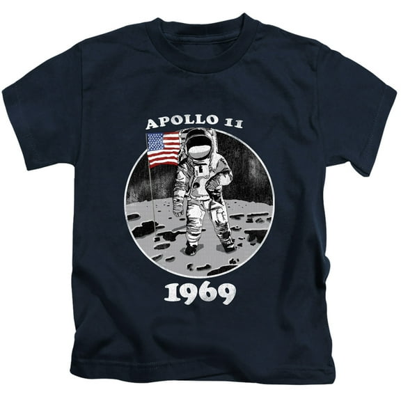 Nasa Not Fake Youth 18/1 T-Shirt Navy