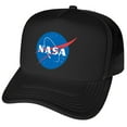 thumbnail image 1 of Nasa Official Meatball Logo Foam Snapback Trucker Hat - Unisex for Men and Women, 1 of 5