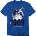 thumbnail image 1 of Nasa T-Shirt One Giant Leap Unisex Graphic Tee For Men & Women, 1 of 7