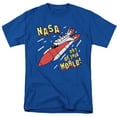 thumbnail image 1 of Nasa Out Of This World Adult 18/1 T-Shirt Royal Blue, 1 of 1