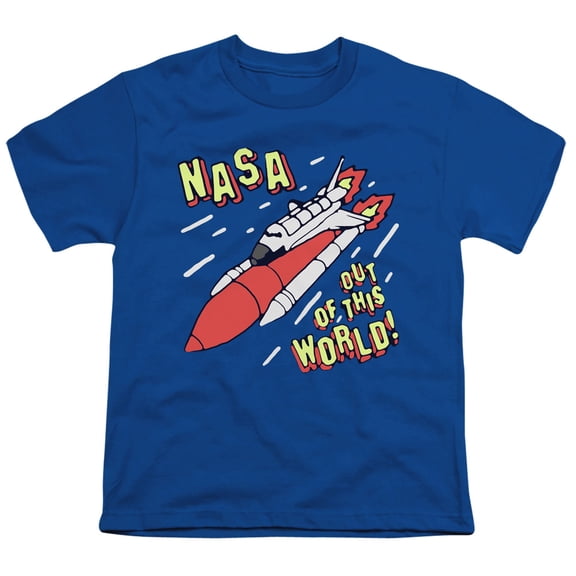 Nasa - Out Of This World - Youth Short Sleeve Shirt - Small