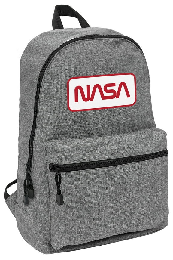 Nasa Rectagular Worm Logo Lightweight Backpack for Work School Daily Use Packable for Travel