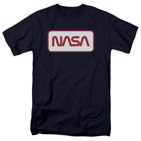 Nasa - Rectangular Logo - Short Sleeve Shirt - Large