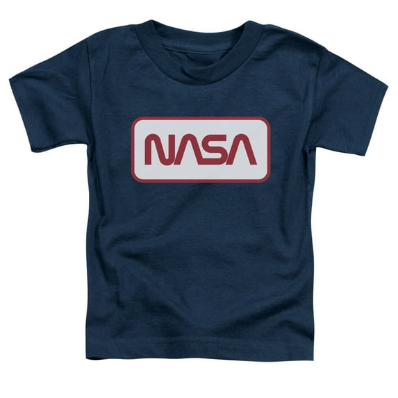 Nasa - Rectangular Logo - Toddler Short Sleeve Shirt - 2T