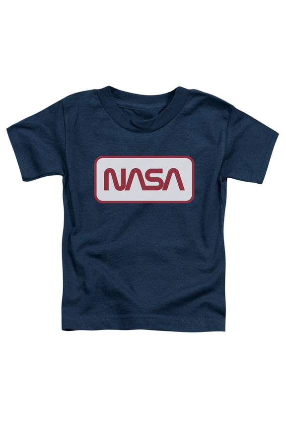 Nasa - Rectangular Logo - Toddler Short Sleeve Shirt - 2T