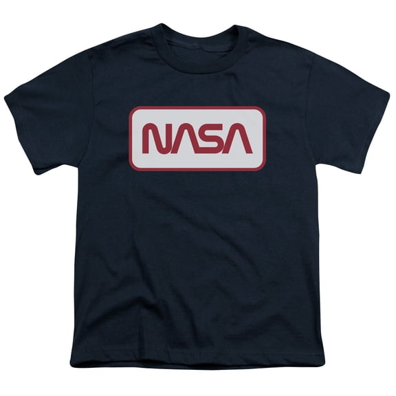 Nasa - Rectangular Logo - Youth Short Sleeve Shirt - Large