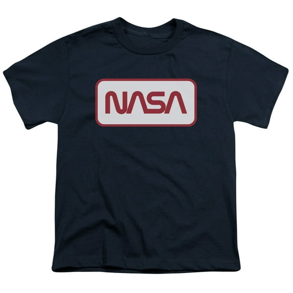 Nasa - Rectangular Logo - Youth Short Sleeve Shirt - X-Large
