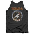thumbnail image 1 of Nasa Retro Shuttle Adult Tank Top Charcoal, 1 of 1