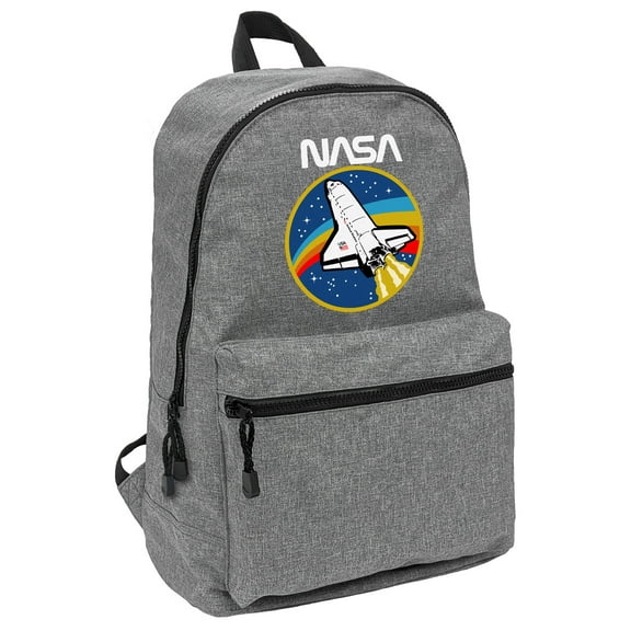 Nasa Retro Shuttle Emblem Lightweight Backpack for Work School Daily Use Packable for Travel