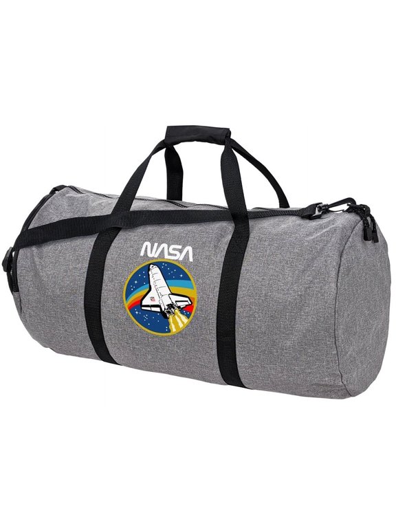 Nasa Retro Shuttle Emblem Lightweight Duffel Bag for Sports and Gym Packable for Travel