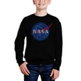 thumbnail image 1 of Nasa'S Most Notable Missions - Boy's Word Art Crewneck Sweatshirt, 1 of 3
