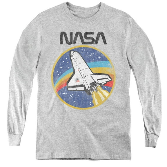 Nasa - Shuttle - Youth Long Sleeve Shirt - Large