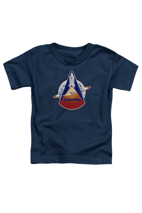 Nasa - Sts 1 Mission Patch - Toddler Short Sleeve Shirt - 4T