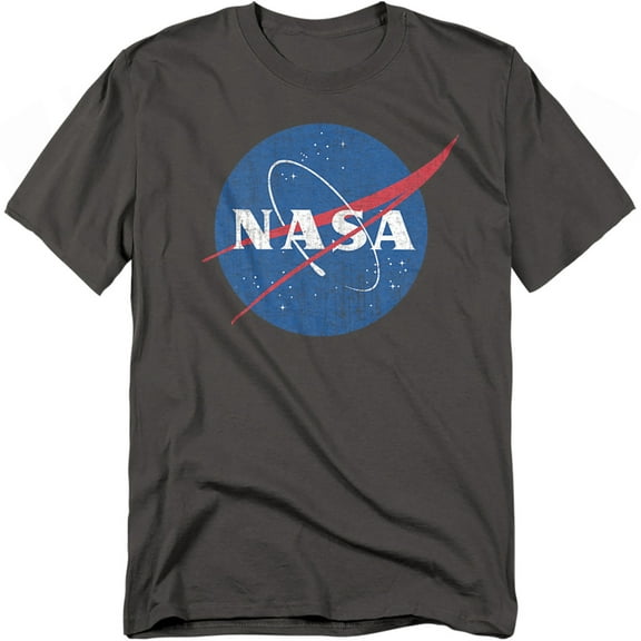 Nasa T-Shirt Meatball Logo Distressed Unisex Graphic Tee For Men & Women
